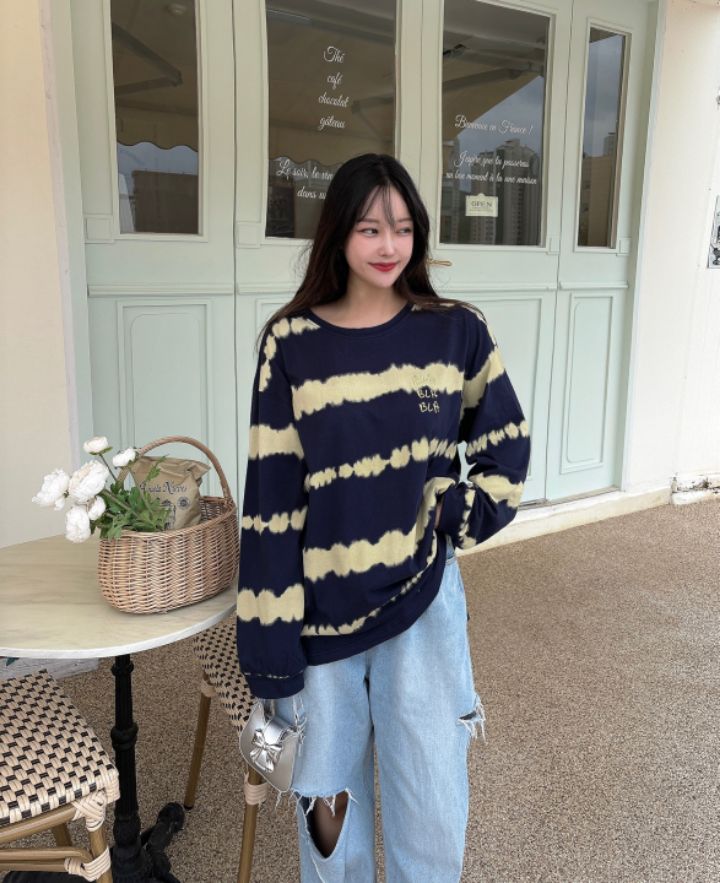 MARS韓國直郵東大門實拍女裝新款推薦24秋夏休閑職業長袖T恤mars長袖T恤