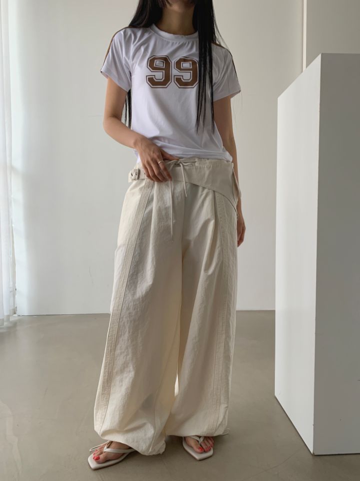 4LEAF韓國直郵東大門代購女裝新品人氣休閑時尚24春夏休閑褲4LEAF休閑褲