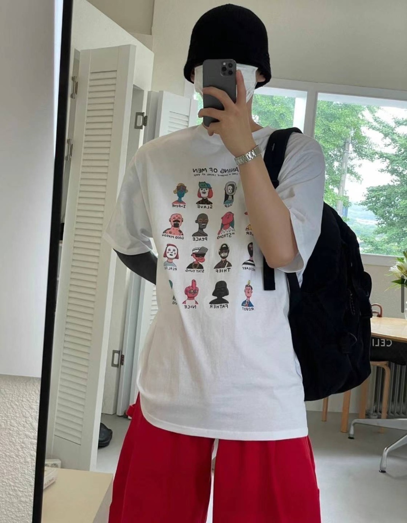 HAZZLE-男裝韓國直郵東大門實拍女裝新款時尚熱賣真品24秋夏T恤HAZZLET恤