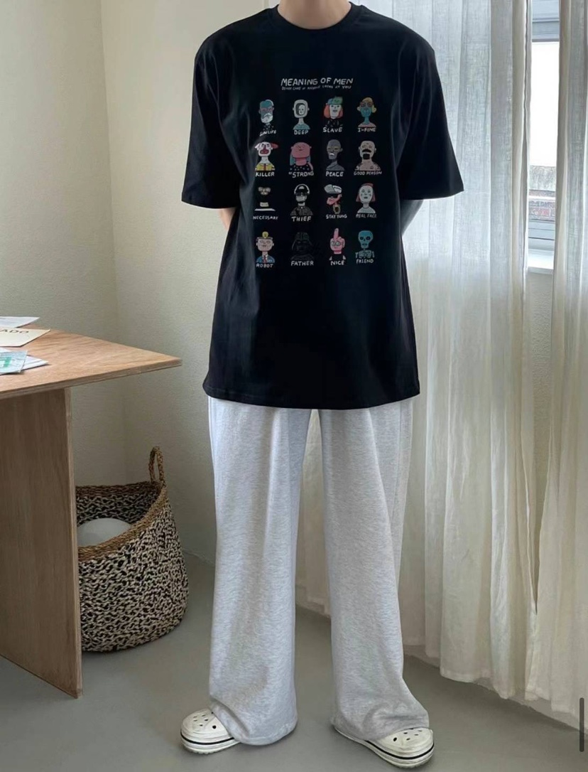 HAZZLE-男裝韓國直郵東大門實拍女裝新款時尚熱賣真品24秋夏T恤HAZZLET恤