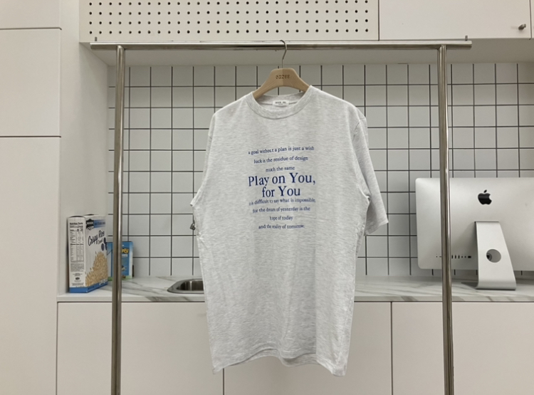 HAZZLE-男裝韓國直郵女士新品職業24秋夏休閑真品熱賣T恤HAZZLET恤圖色3