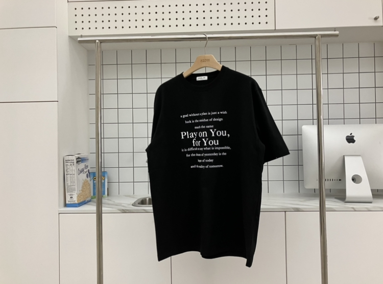 HAZZLE-男裝韓國直郵女士新品職業24秋夏休閑真品熱賣T恤HAZZLET恤圖色4