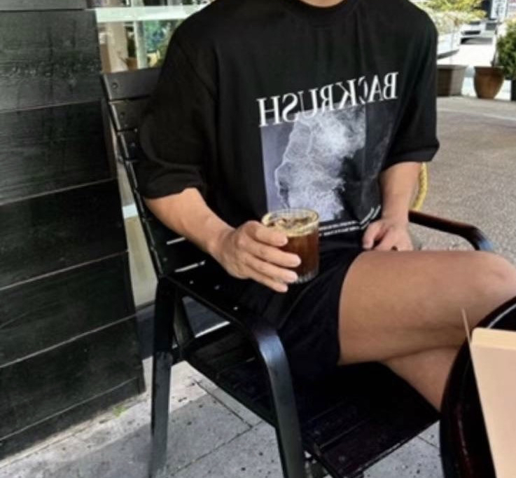 HAZZLE-男裝韓國直郵女裝新品時尚真品休閑人氣24秋夏T恤HAZZLE-男裝T恤