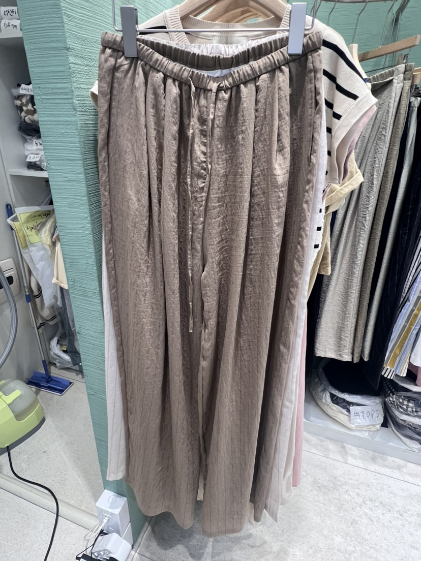 LIVE/LULULALLA韓國直郵東大門實拍女裝新品熱賣休閑褲亞麻LIVE/LULULALLA休閑褲