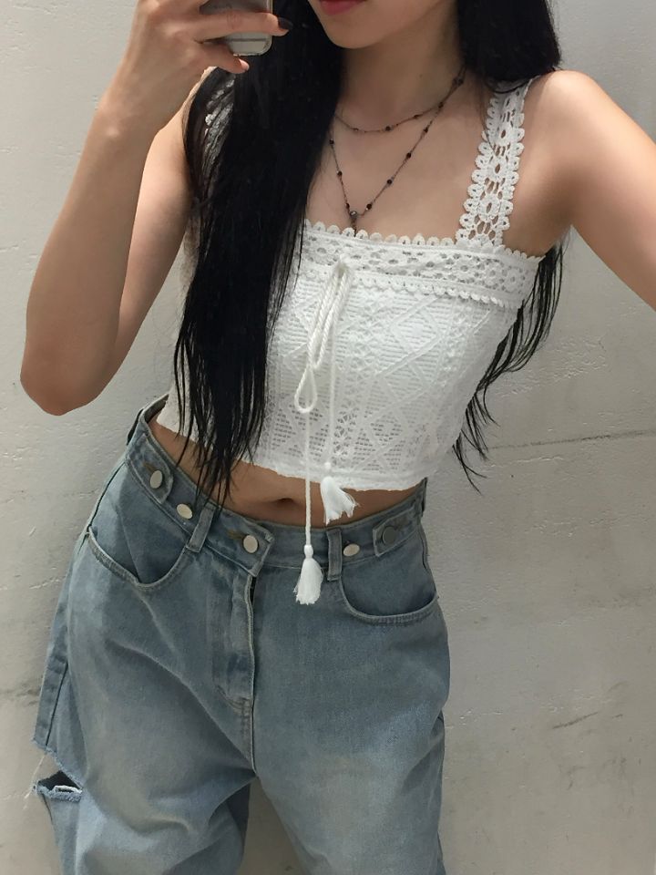 MARS韓國直郵東大門代購女裝新款時尚推薦24秋夏吊帶背心mars吊帶/背心