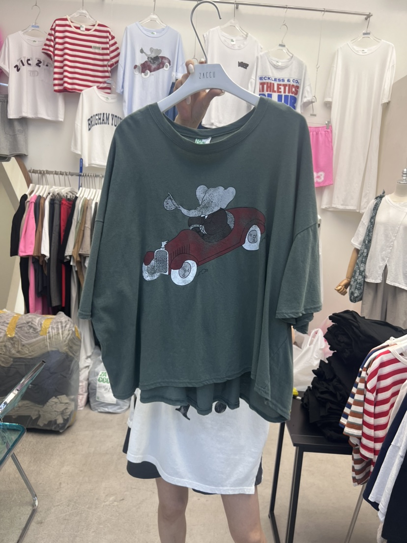 ZACCU直郵韓國代購女裝新品時尚推薦真品24春夏職業休閑T恤ZACCUT恤圖色2