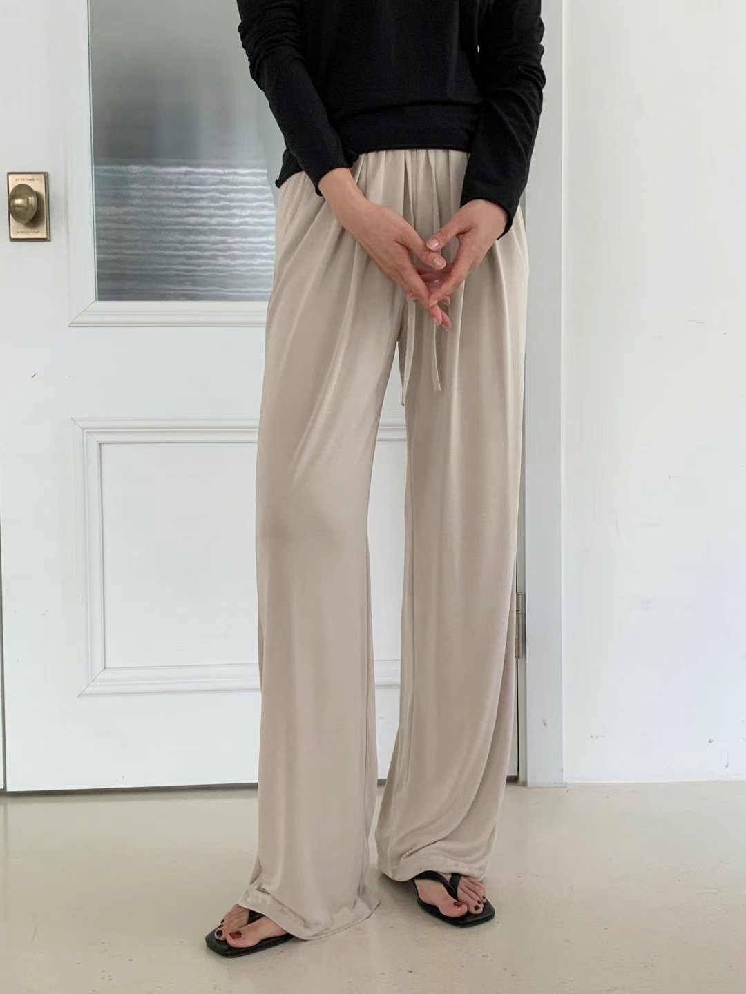 A ONE韓國直郵東大門代購女裝新品人氣休閑時尚休閑褲莫代爾A ONE休閑褲