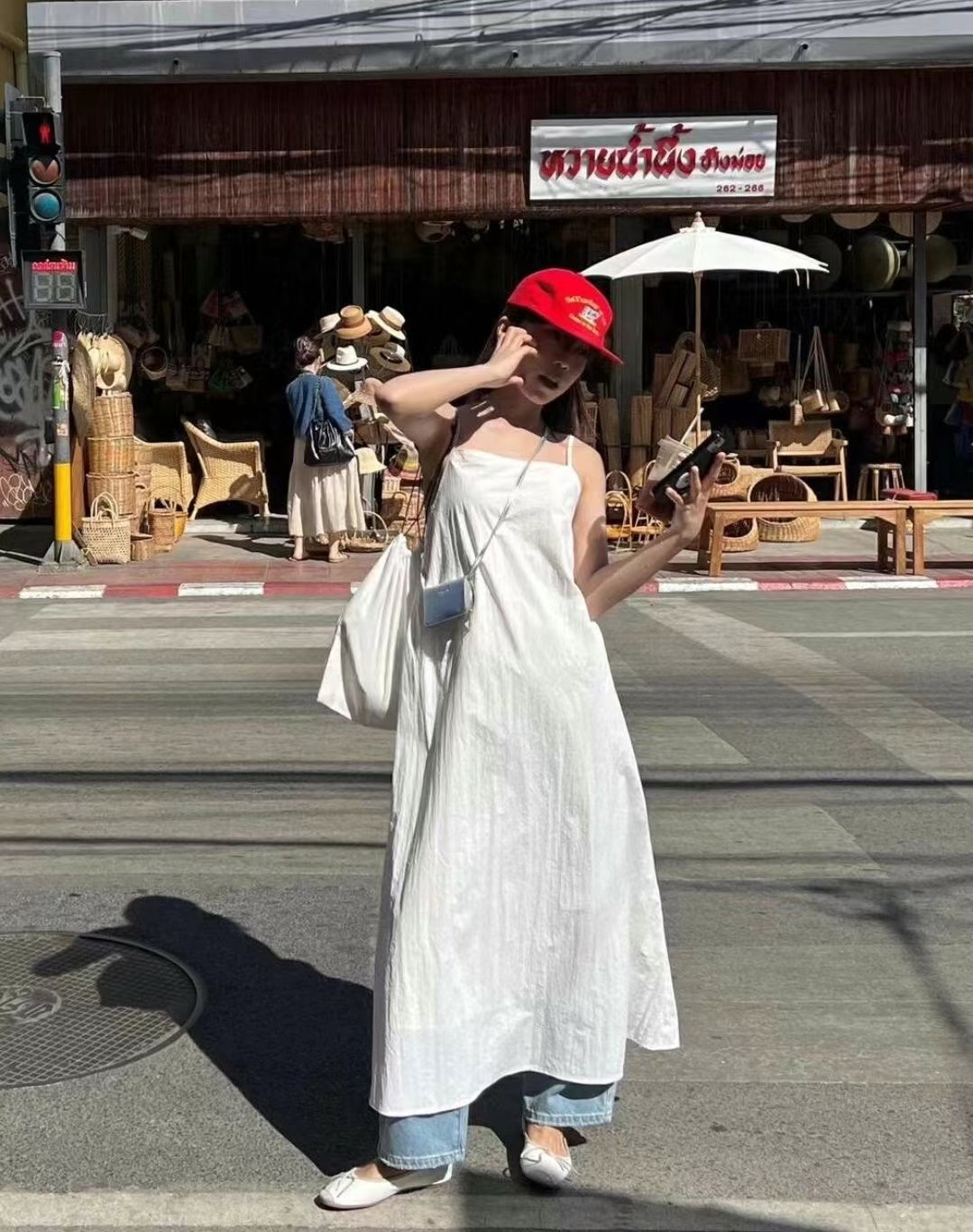 A ONE韓國直郵女裝新品推薦職業休閑時尚熱賣24春夏連衣裙A ONE連衣裙圖色3