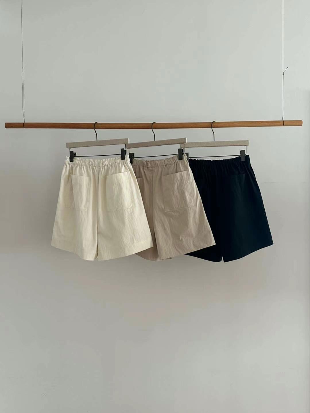 BLANK韓國直郵東大門代購女裝新品真品推薦24秋夏職業短褲BUTTON 12短褲