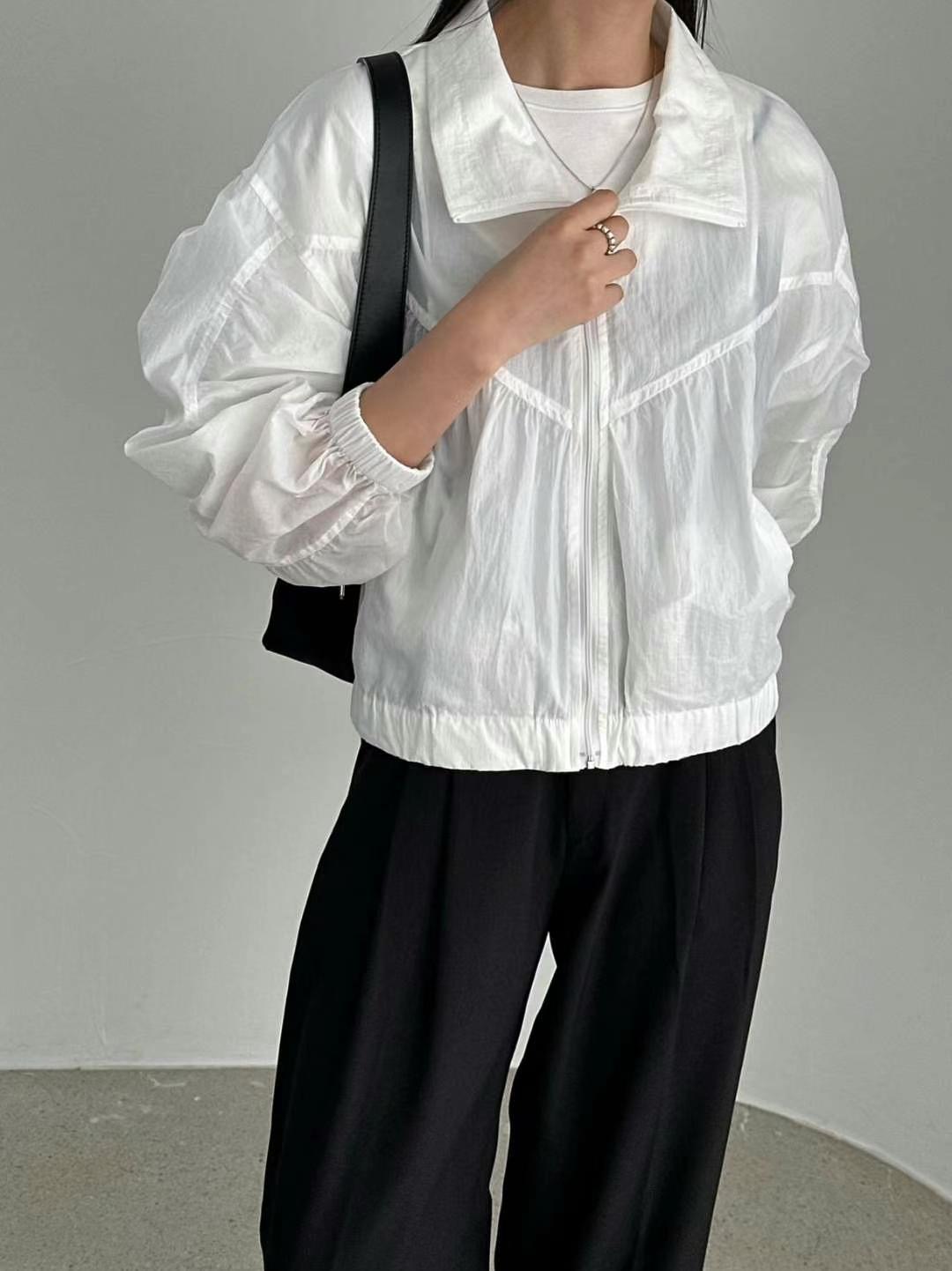 BLANK韓國直郵女士新品24秋夏熱賣人氣休閑推薦職業時尚夾克BUTTON 12夾克