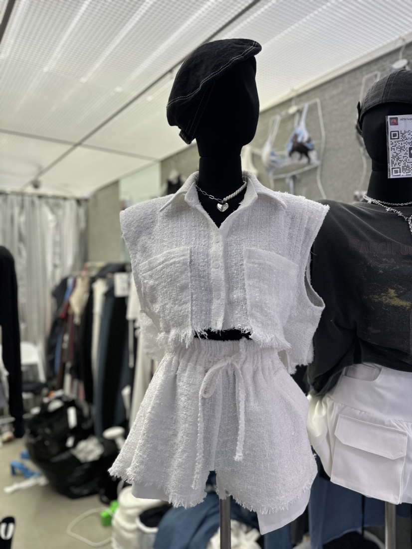 EXIT韓國直郵東大門代購女裝新款24春夏熱賣人氣短褲粗花呢EXIT短褲