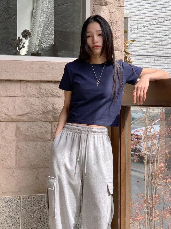 IMMENSE韓國直郵東大門實拍女裝新款職業推薦人氣24秋夏T恤IMMENSET恤圖色5