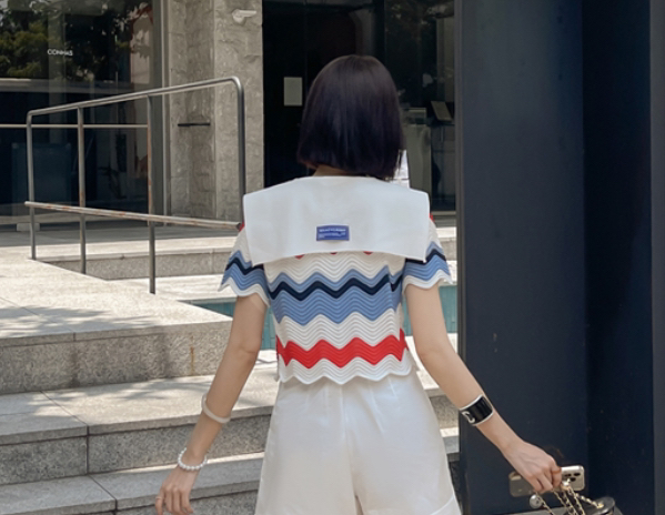LEA/ASHER-J韓國直郵東大門代購女士新款推薦休閑真品針織衫이향針織衫