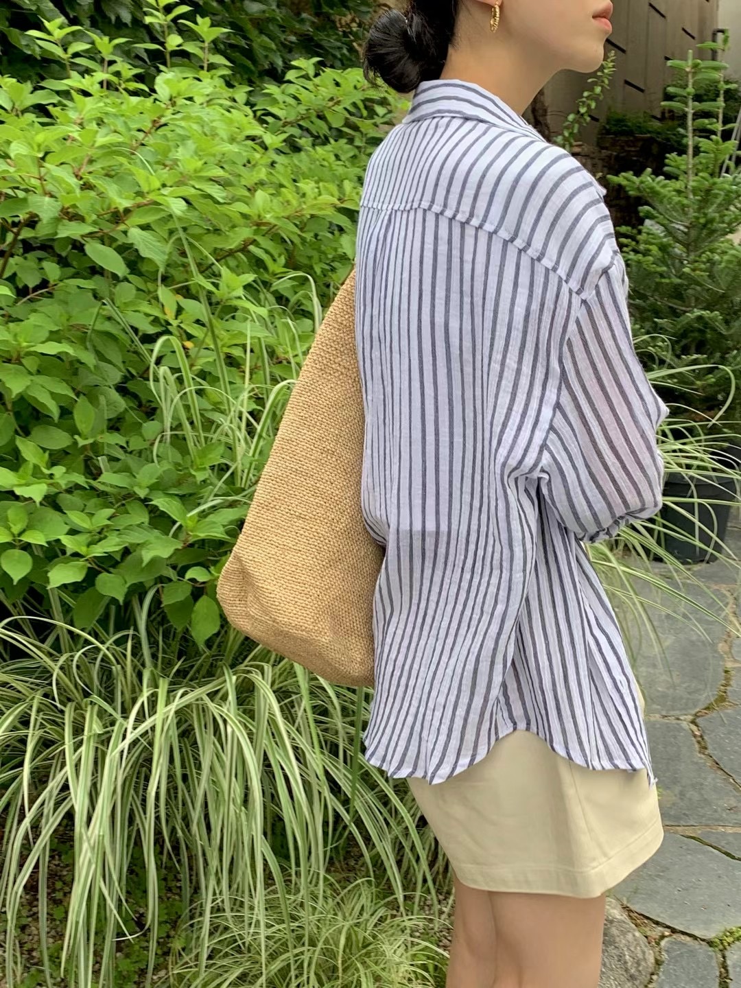 MICO韓國直郵東大門實拍女士新款真品24秋夏推薦襯衫蕾絲衫ALL OVER襯衫/蕾絲衫