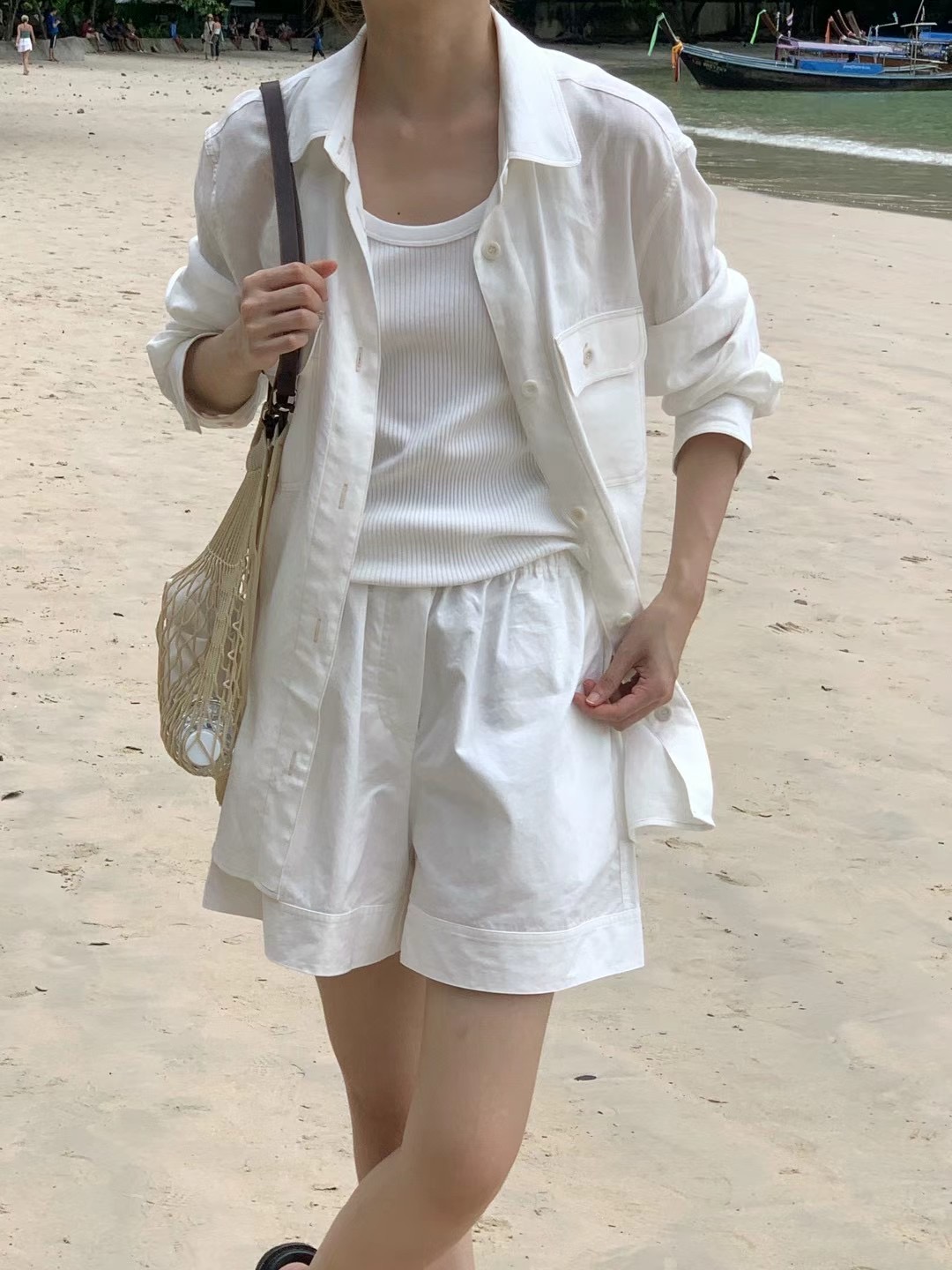 MAY SEVEN韓國直郵女士新款人氣職業真品24秋夏夾克亞麻MAY SEVEN夾克