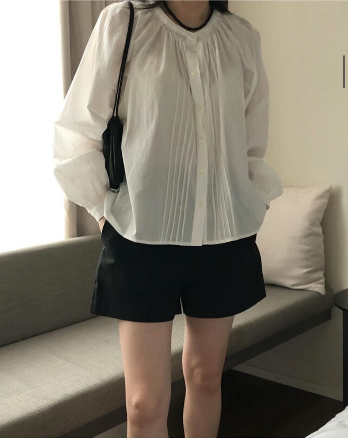 MAY SEVEN韓國直郵東大門實拍女裝新款休閑人氣襯衫蕾絲衫MAY SEVEN襯衫/蕾絲衫