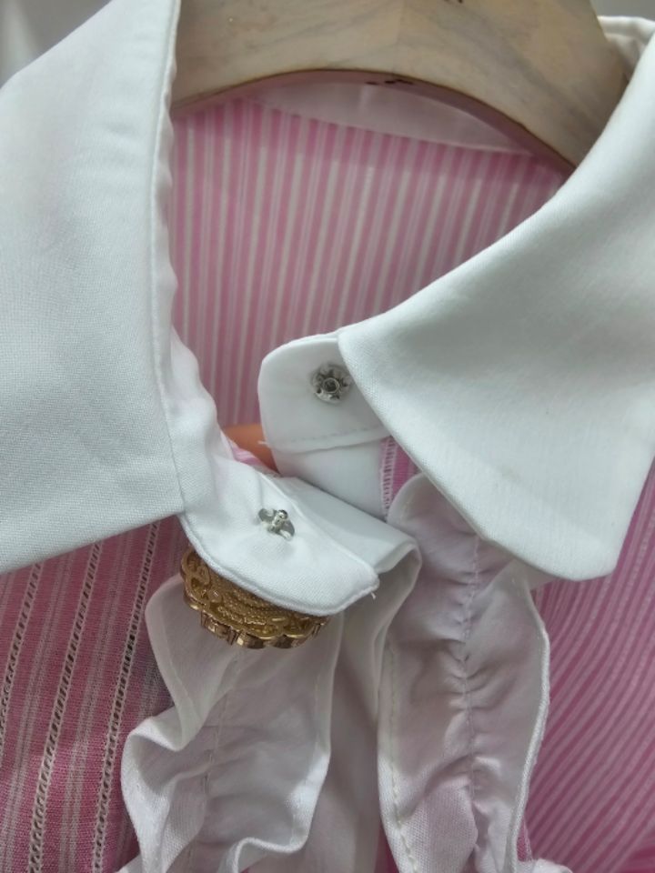 SUGAR直郵韓國代購女裝新款休閑真品人氣職業24秋夏襯衫蕾絲衫SUGAR襯衫/蕾絲衫