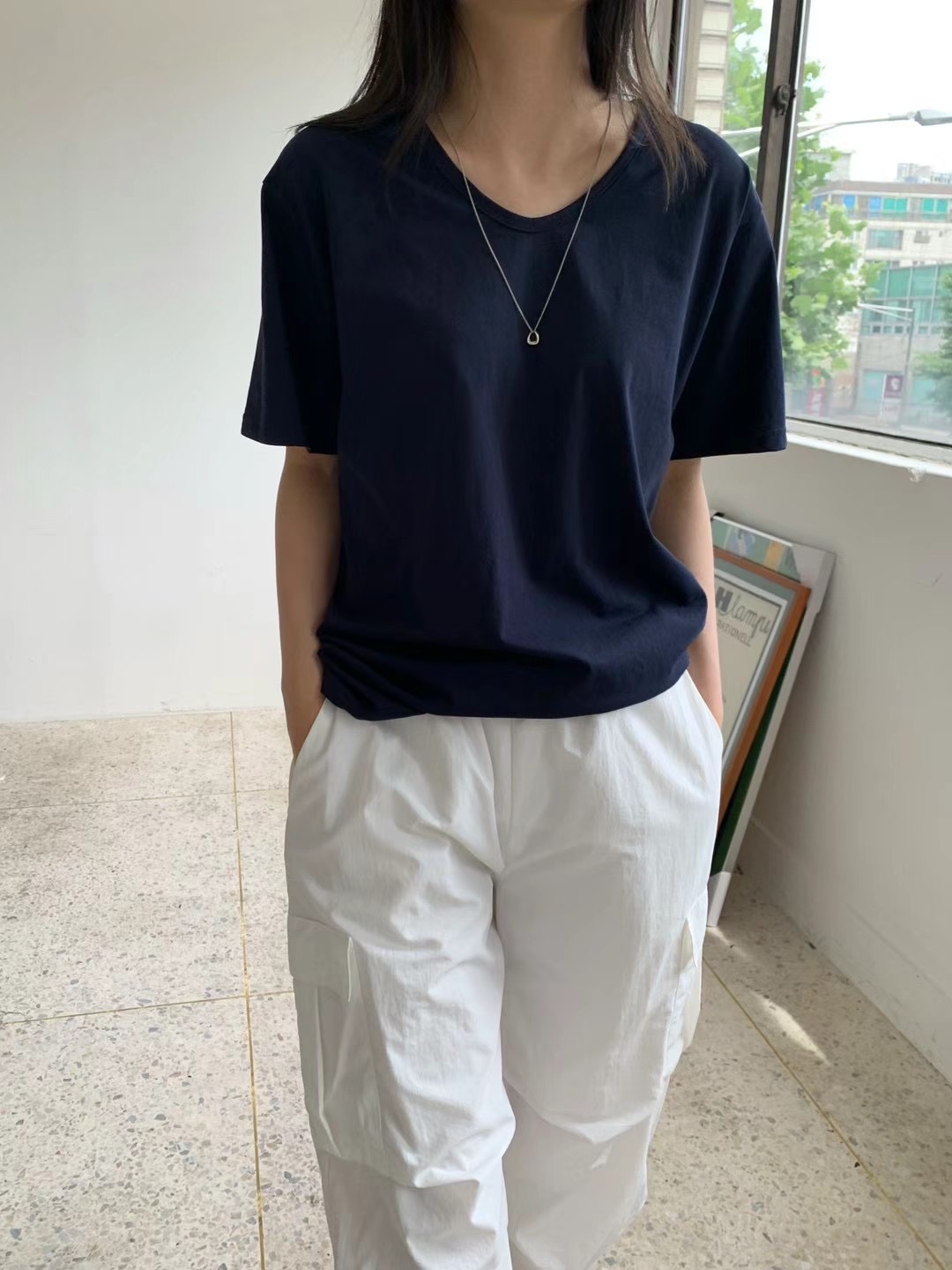SAGE韓國直郵東大門代購女裝新款真品推薦時尚休閑職業24秋夏T恤SAGET恤圖色3