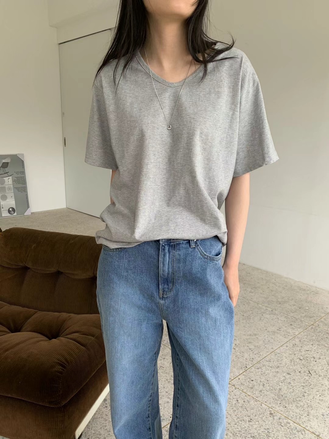 SAGE韓國直郵東大門代購女裝新款真品推薦時尚休閑職業24秋夏T恤SAGET恤圖色4