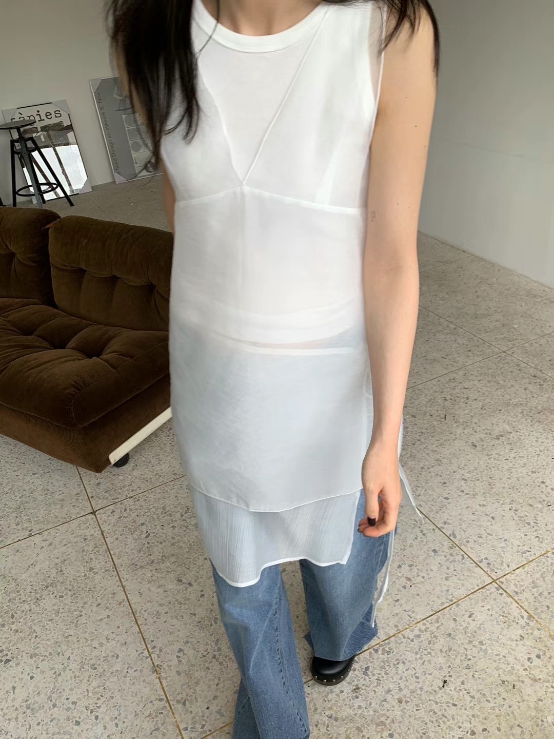 SAGE直郵韓國代購女裝新品24秋夏職業人氣時尚真品連衣裙SAGE連衣裙圖色1