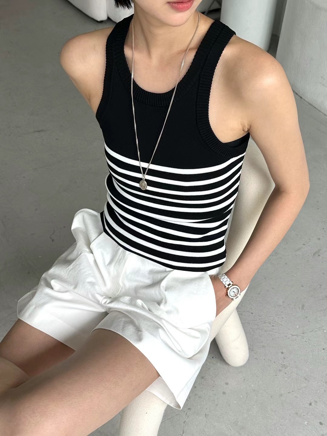 UNIQUEL-유니크1-OT韓國直郵女裝新款24秋夏休閑吊帶背心UNIQUEL吊帶/背心圖色4