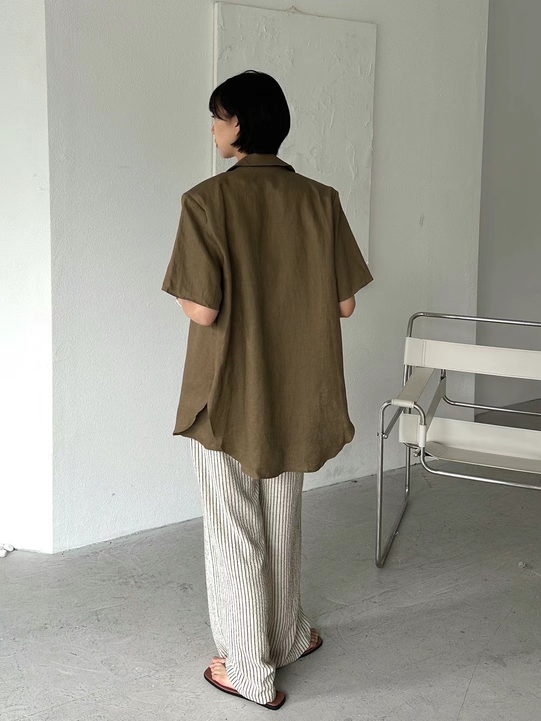 UNIQUEL-유니크1-OT韓國直郵東大門代購女士新品推薦夾克亞麻UNIQUEL夾克