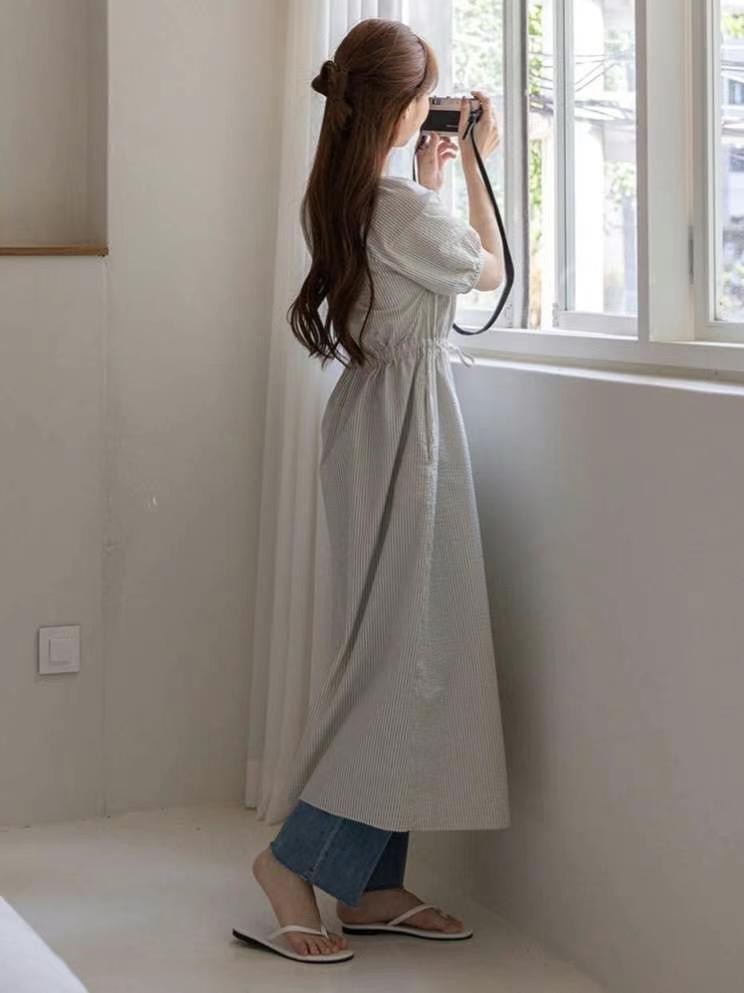 BASIC FEMME-베이직팜므-OT韓國直郵女裝新品真品連衣裙BASIC FEMME連衣裙