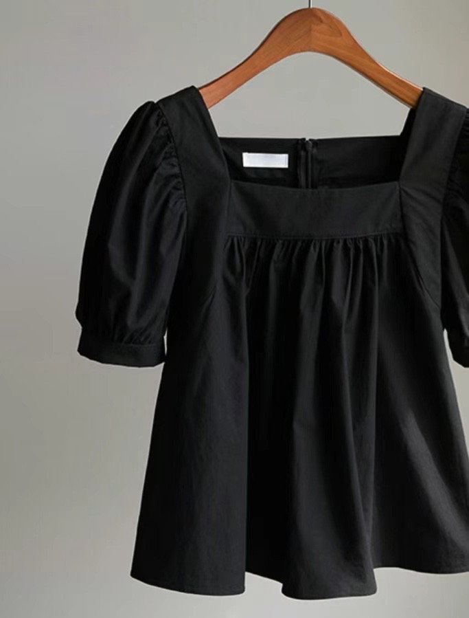BASIC FEMME-베이직팜므-OT韓國直郵女士新品24秋夏襯衫蕾絲衫BASIC FEMME襯衫/蕾絲衫圖色2