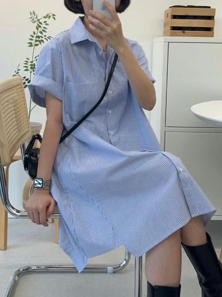 BASIC FEMME-베이직팜므-OT韓國直郵東大門實拍女裝新品職業連衣裙BASIC FEMME連衣裙