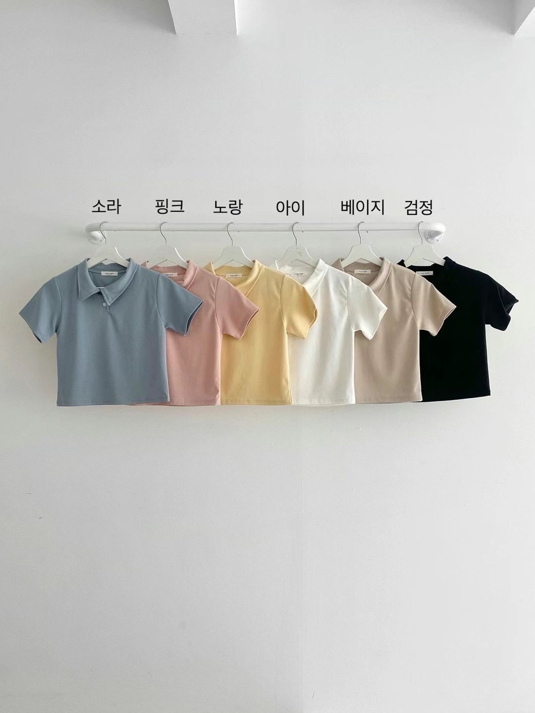 QUEENS MADE直郵韓國代購女裝新品24春夏職業推薦時尚T恤QUEENS MADET恤圖色2左二色
