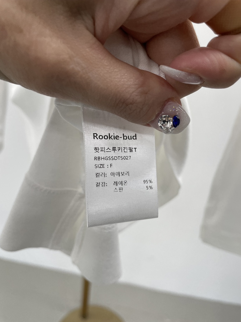 ROOKIE BUD直郵韓國代購女裝新款職業24春夏推薦長袖T恤ROOKIE BUD-L長袖T恤