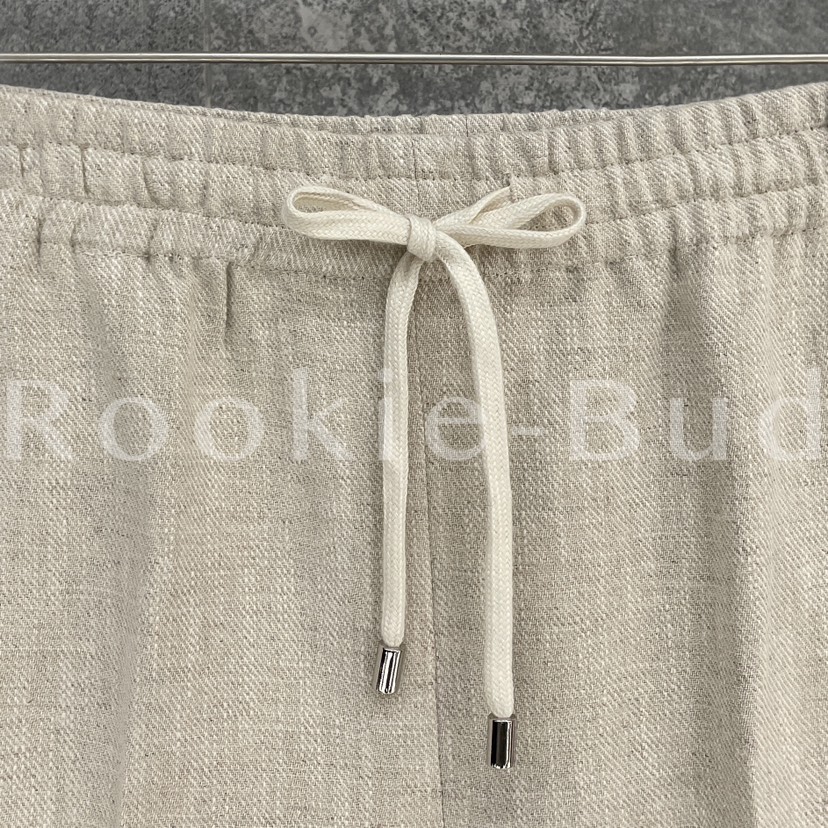 ROOKIE BUD韓國直郵女裝新品休閑時尚推薦真品職業休閑褲亞麻ROOKIE BUD-L休閑褲