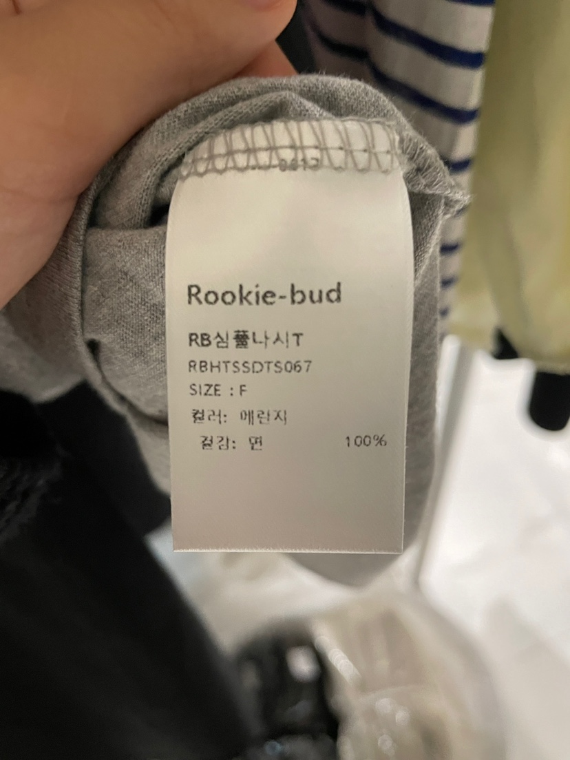 ROOKIE BUD韓國直郵女裝新品人氣時尚真品休閑熱賣推薦T恤ROOKIE BUD-LT恤