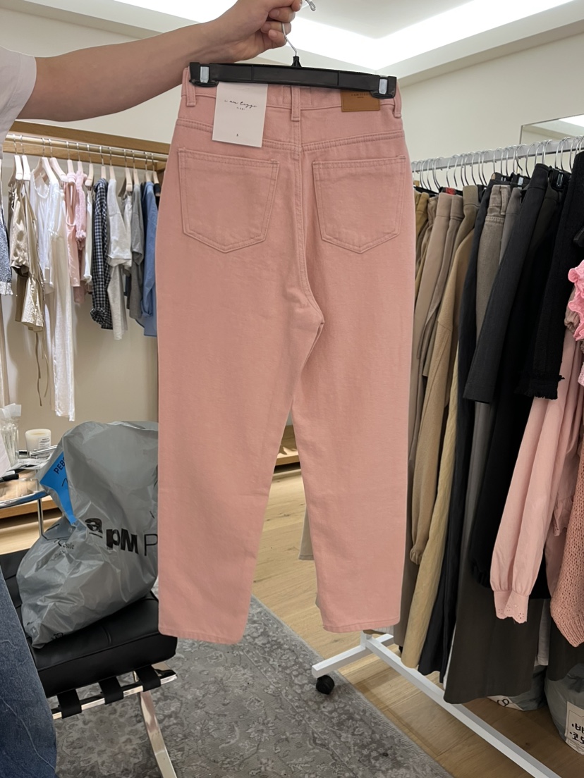 TIZZI韓國直郵東大門實拍女裝新品熱賣24春夏牛仔褲牛仔布打折TIZZI牛仔褲