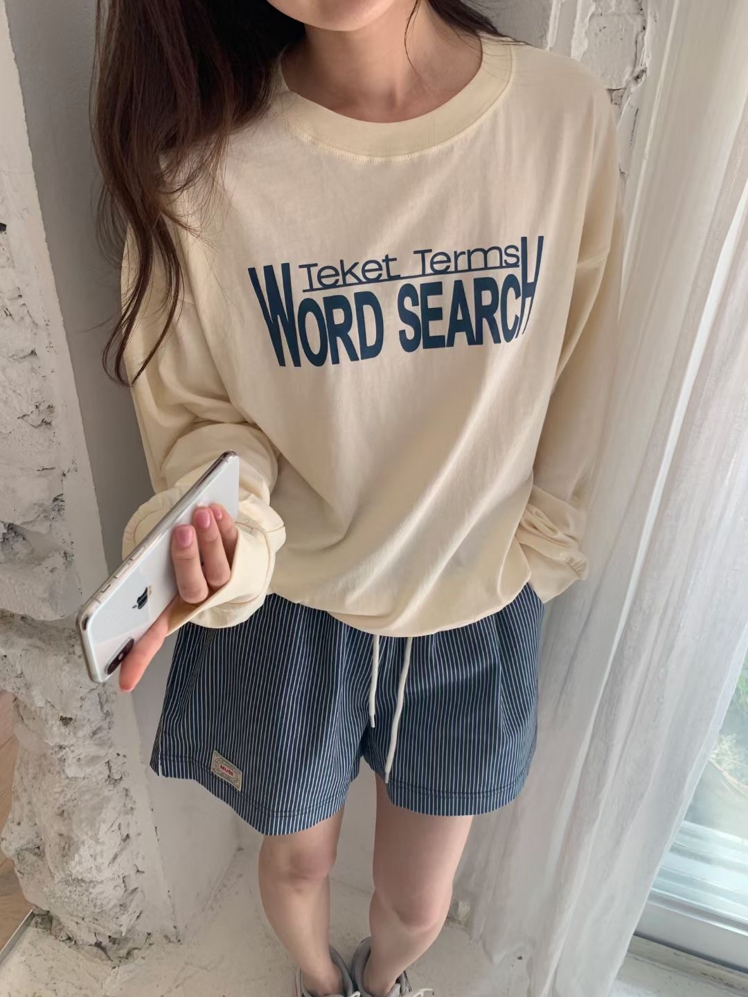 WEARME韓國直郵東大門實拍女裝新品真品推薦職業24春夏衛衣WEARME衛衣
