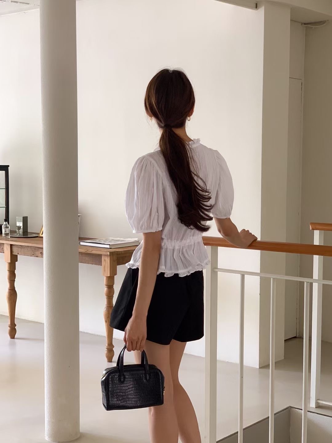 WEARME韓國直郵東大門代購女裝新品真品休閑熱賣襯衫蕾絲衫WEARME襯衫/蕾絲衫