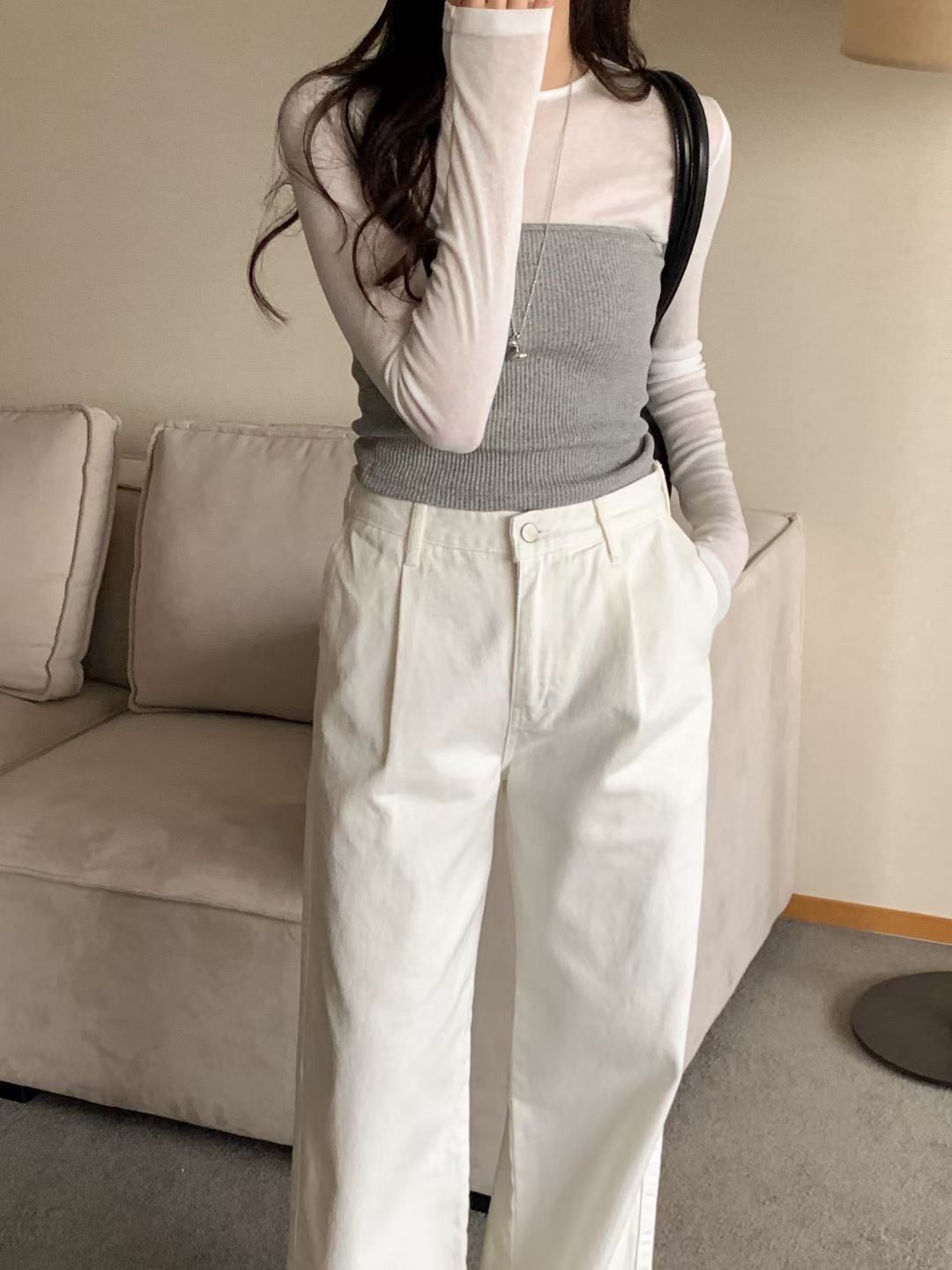 WEARME韓國直郵東大門實拍女裝新款職業推薦人氣時尚吊帶背心WEARME吊帶/背心圖色3
