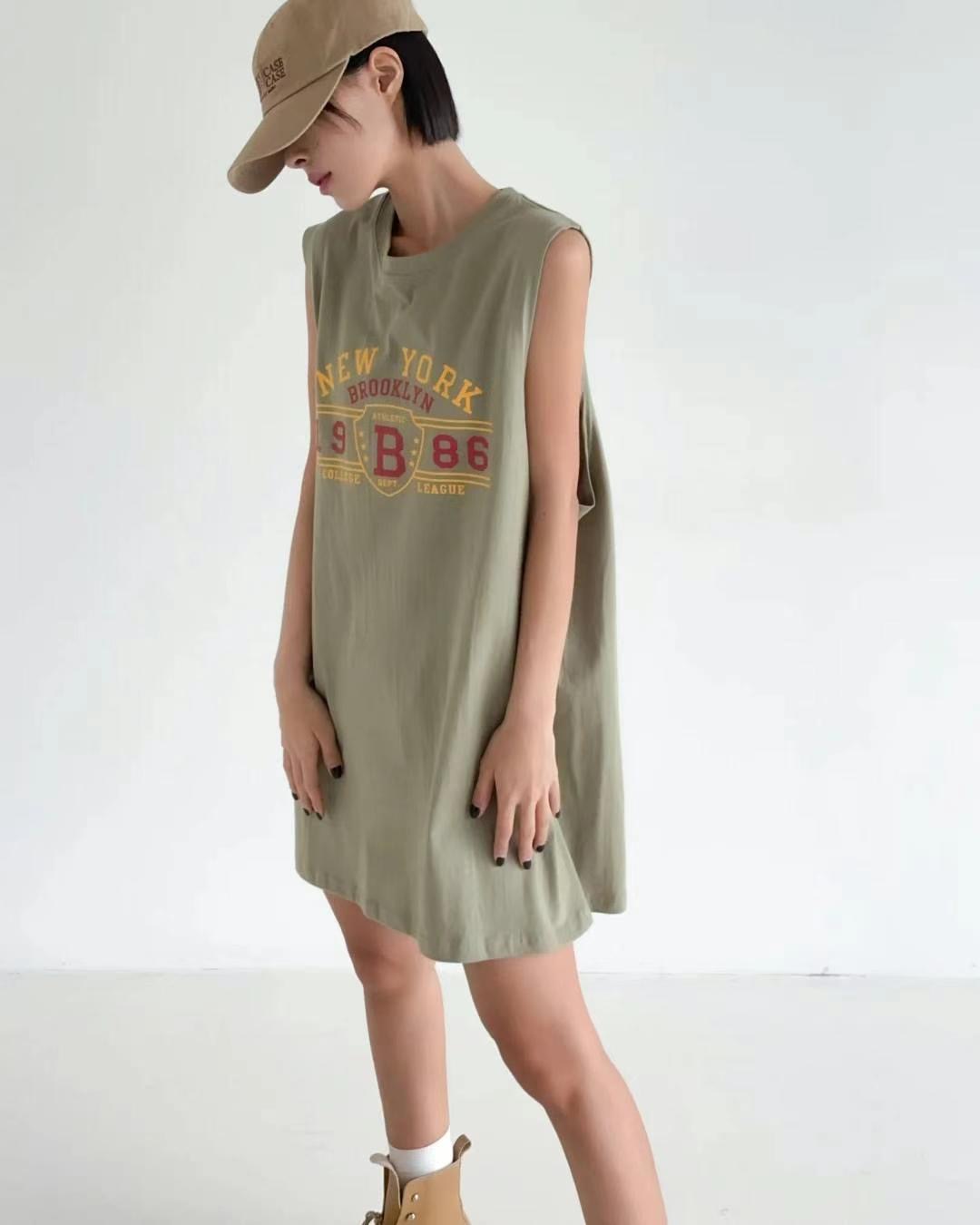 BUSTLING韓國直郵東大門代購女裝新品24春夏時尚人氣連衣裙BUSTLING連衣裙