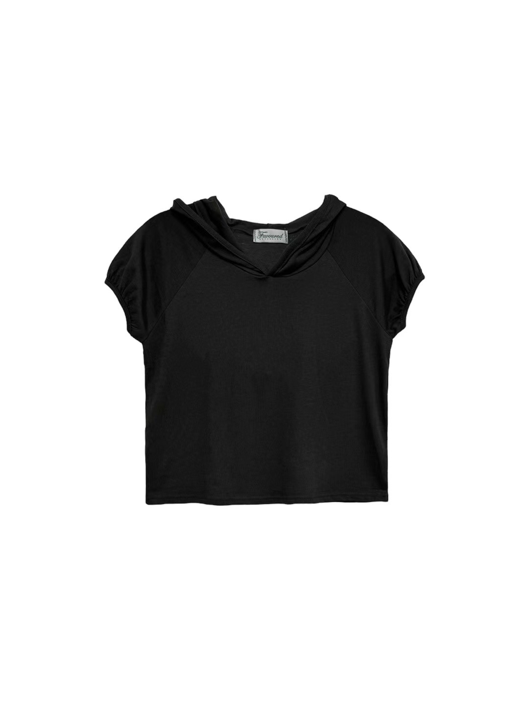 FAVOURED韓國直郵東大門代購女裝新品真品休閑時尚24春夏T恤連帽FAVOUREDT恤圖色2