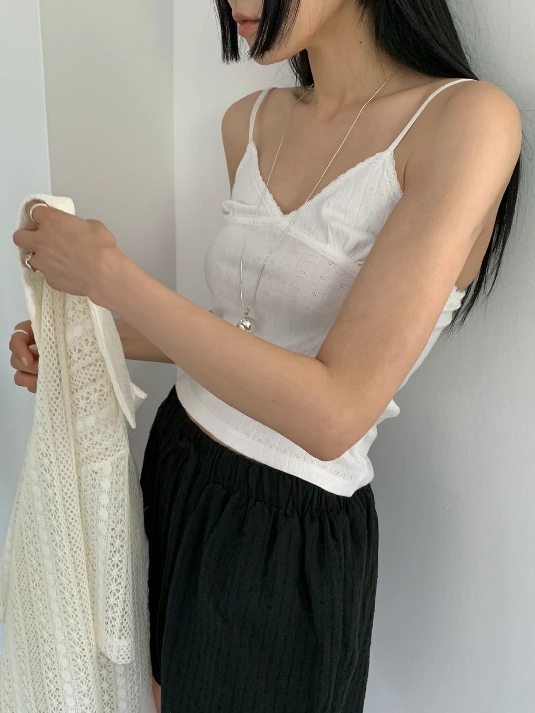 HWYL韓國直郵女裝新品推薦時尚職業真品熱賣休閑人氣吊帶背心ELMU吊帶/背心