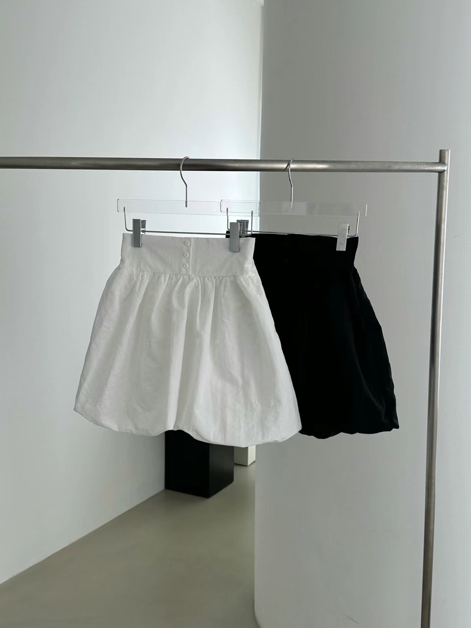 HWYL直郵韓國代購女裝新品24春夏職業推薦真品休閑時尚短裙ELMU短裙圖色2左二色