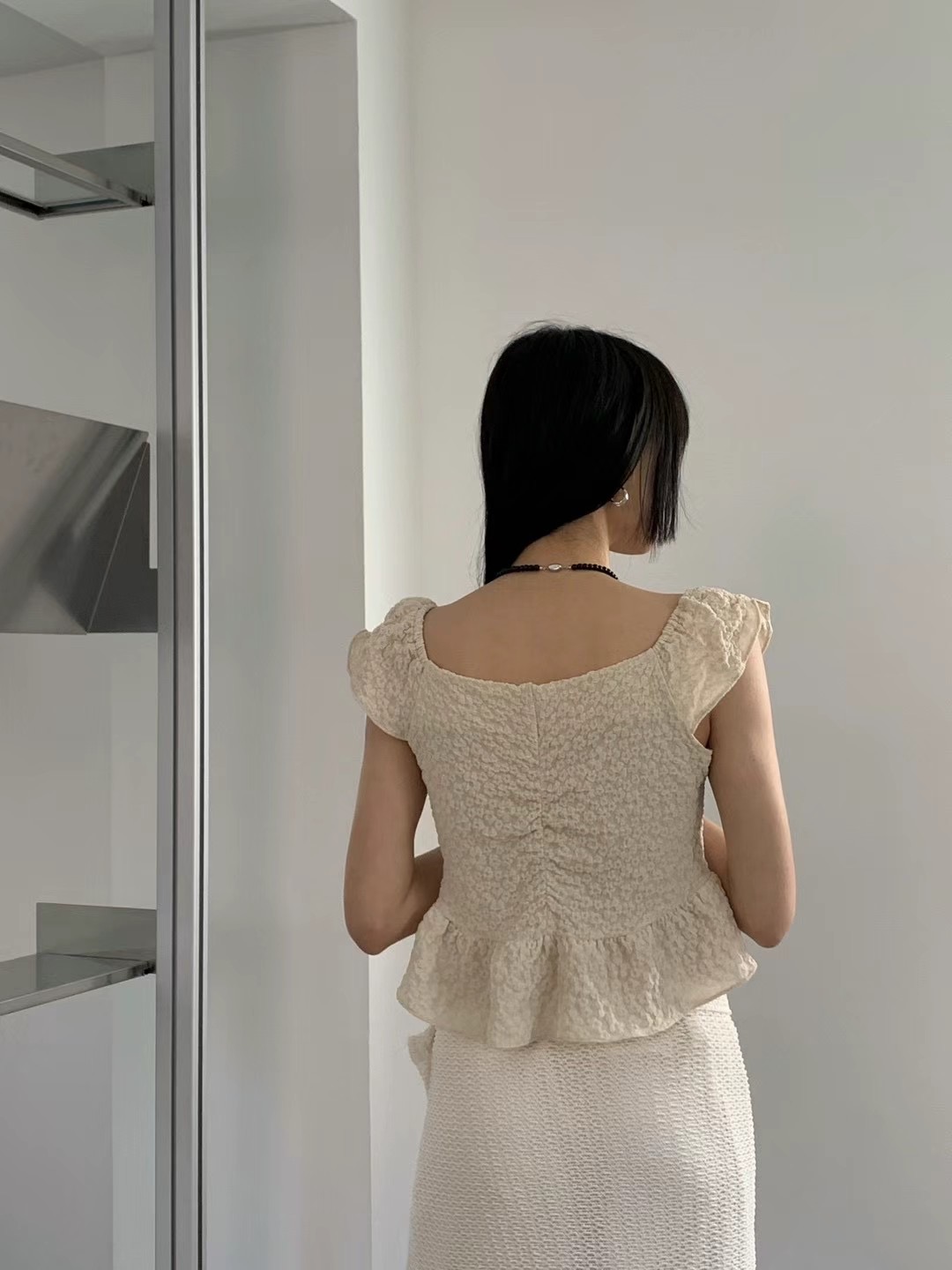 HWYL韓國直郵東大門代購女裝新款真品時尚人氣推薦襯衫蕾絲衫ELMU襯衫/蕾絲衫