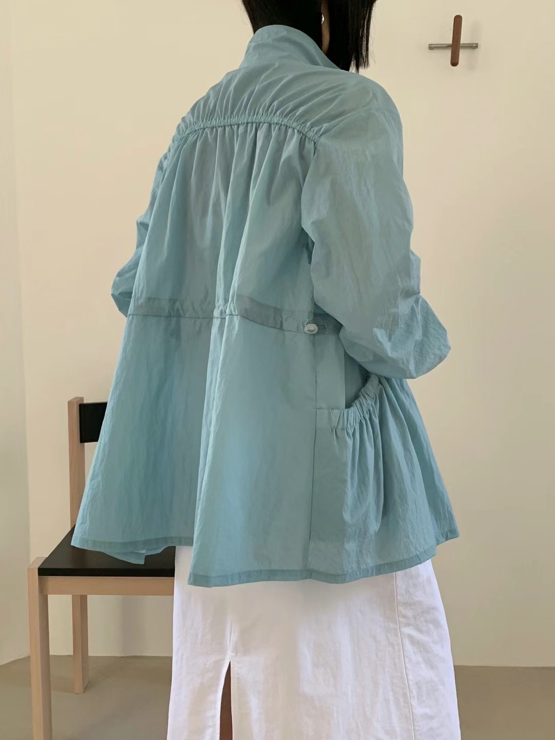 HWYL韓國直郵東大門代購女裝新品24春夏時尚休閑真品夾克ELMU夾克