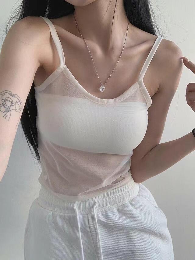 HWYL直郵韓國代購女裝新款職業休閑24春夏人氣推薦吊帶背心ELMU吊帶/背心圖色2