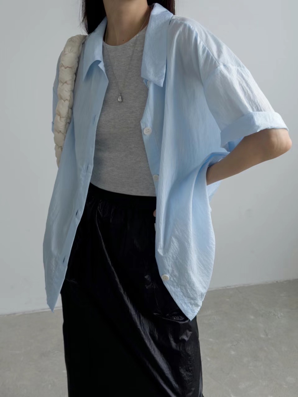 HWYL韓國直郵女裝新款職業推薦真品人氣熱賣休閑襯衫蕾絲衫ELMU襯衫/蕾絲衫