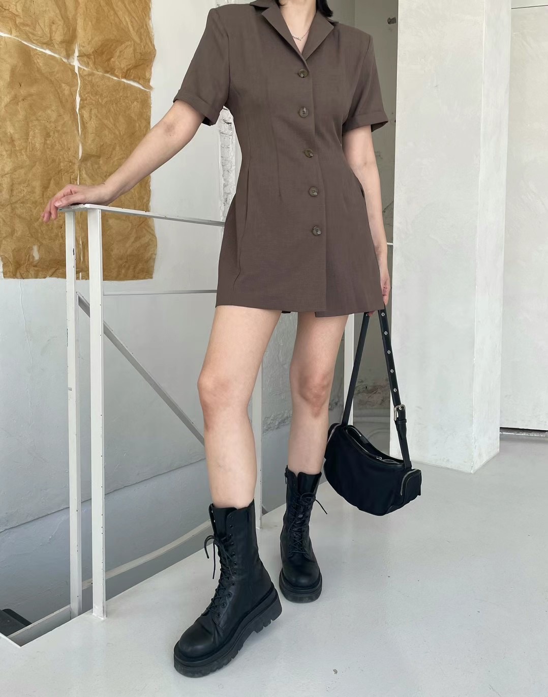 IACOCCA韓國直郵女裝新款推薦職業真品人氣時尚熱賣24春夏連衣裙IACOCCA連衣裙