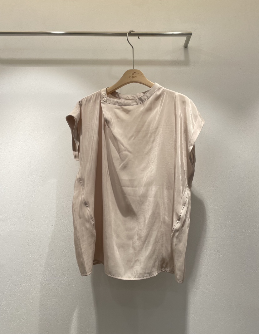 Magie韓國直郵東大門實拍女裝新品24春夏時尚熱賣襯衫蕾絲衫VI A襯衫/蕾絲衫圖色1