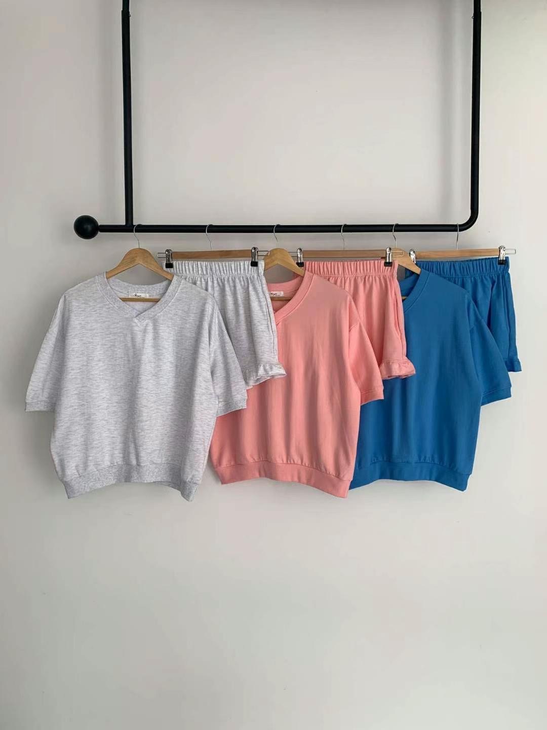 MONG9S韓國直郵女裝新品職業時尚推薦休閑熱賣24春夏套裝MONG9S套裝圖色2左二色