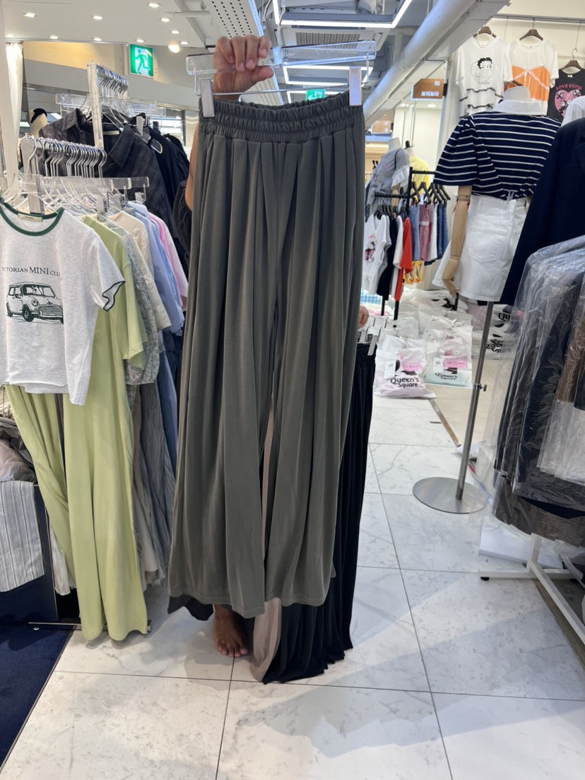 PLANTS ON GRAY韓國直郵東大門實拍女裝新品時尚休閑褲闊腿褲PLANTS ON GRAY休閑褲圖色2