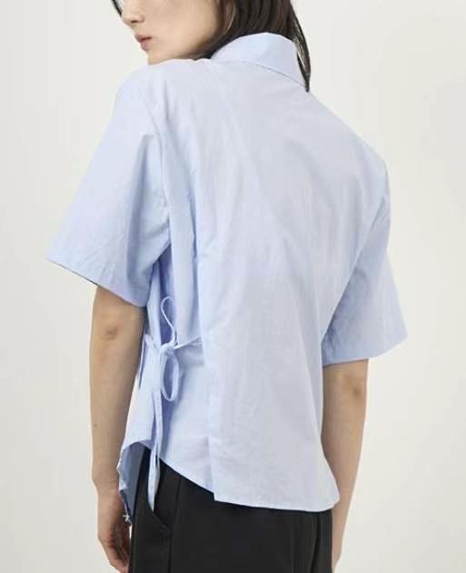 PRADA-프라다-OT韓國直郵東大門實拍女裝新品24春夏襯衫蕾絲衫PRADA-프라다-OT襯衫/蕾絲衫